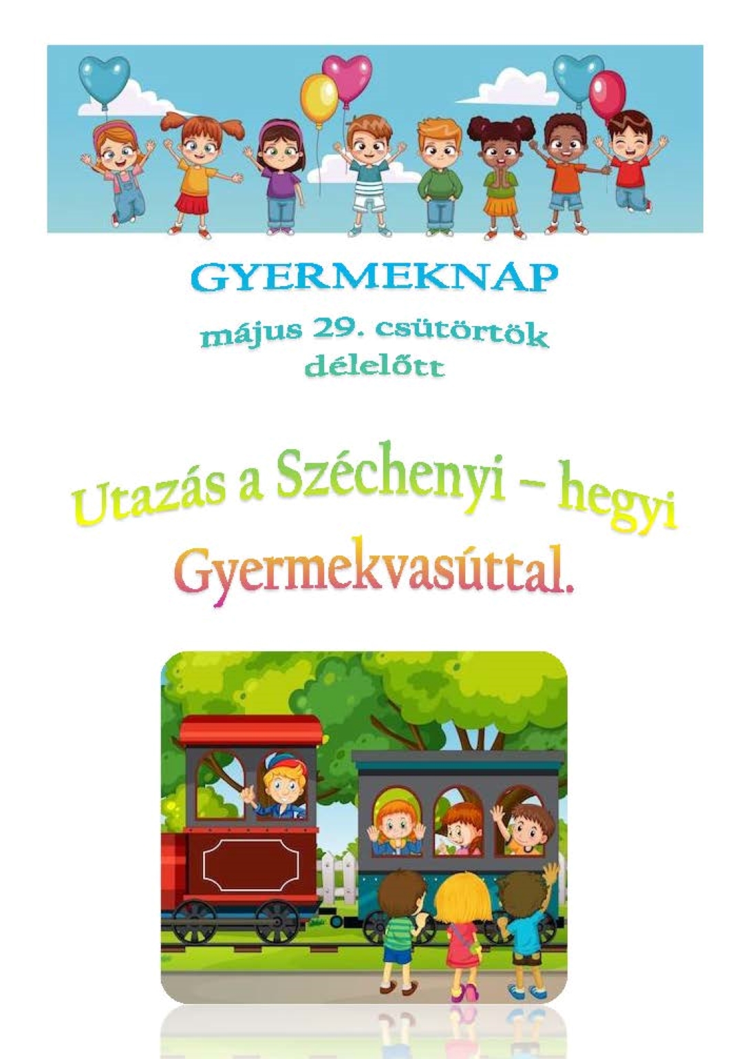 Gyermeknap gyermekvasút 2025