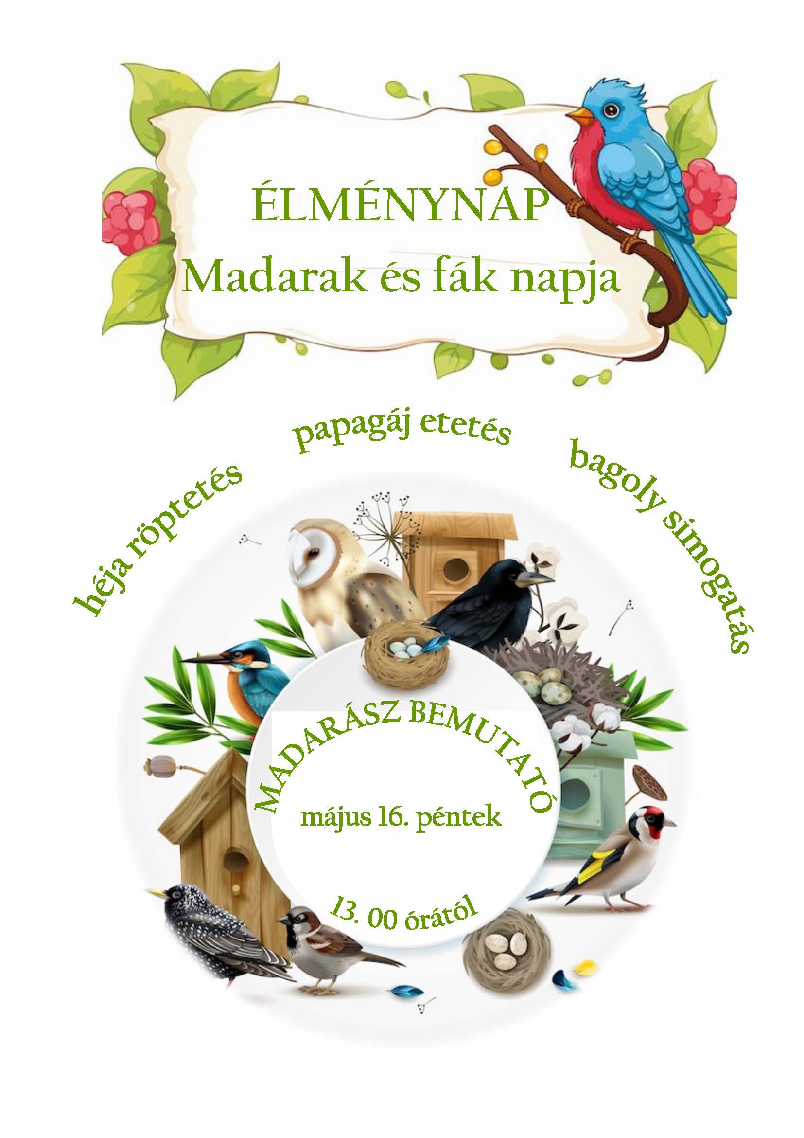 madarak és fák napja