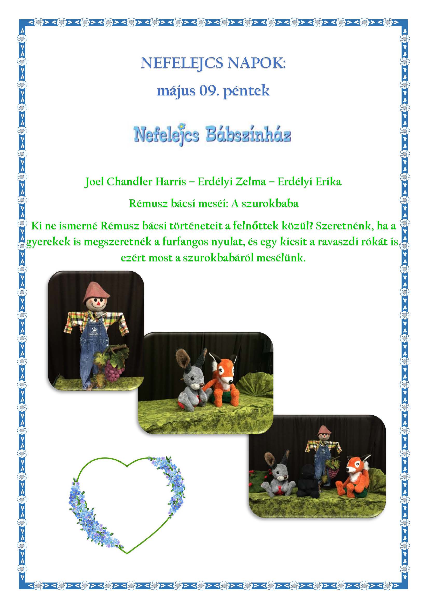 NEFELEJCS NAPOK bábszínház